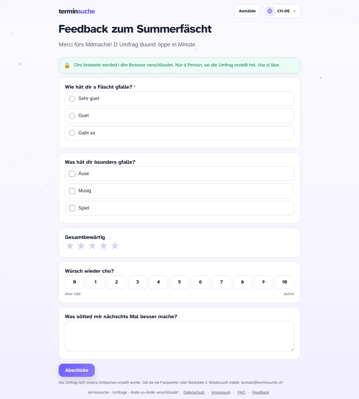 Fragebogä am Computer uusfülle