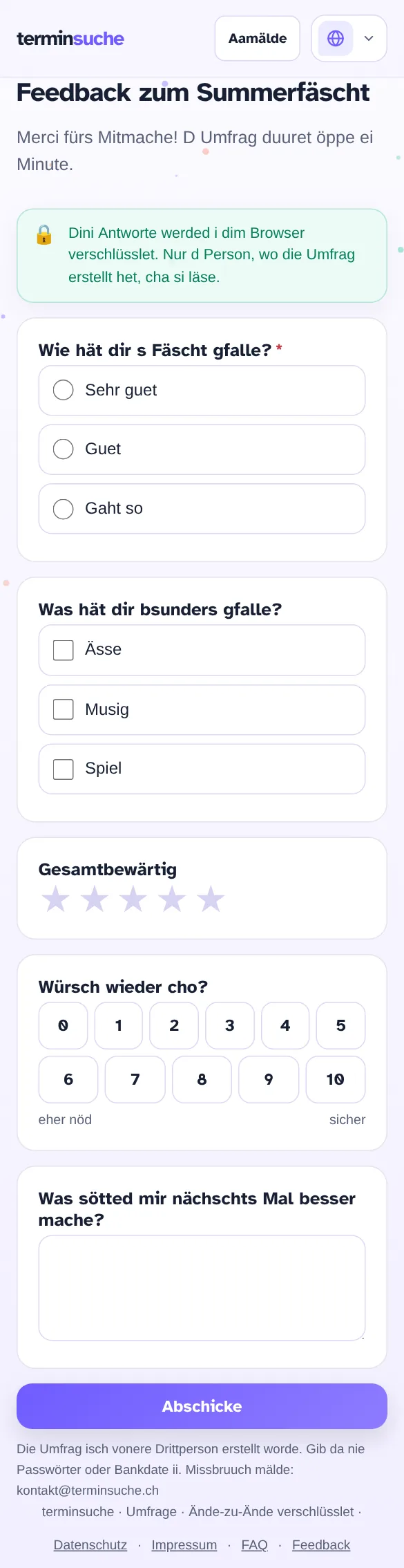 Fragebogä am Smartphone uusfülle